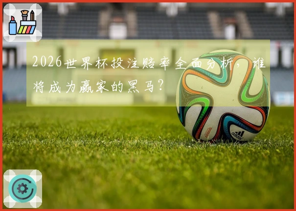 2026世界杯投注赔率全面分析，谁将成为赢家的黑马？